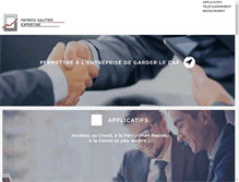Tablet Screenshot of patrick-gautier.com